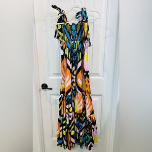 Sheridan French Maxi Dress black Ikat Sz. XS